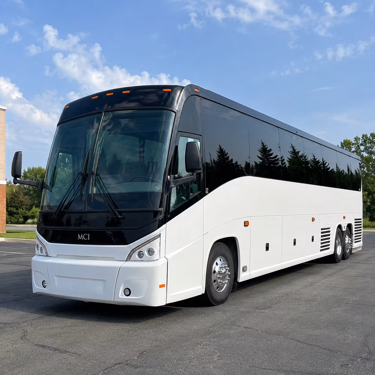 newark 56 passenger charter bus