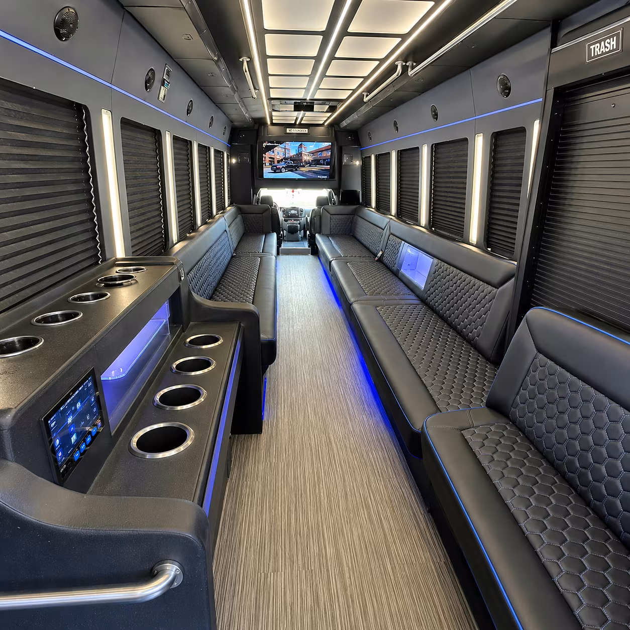 newark party bus inside