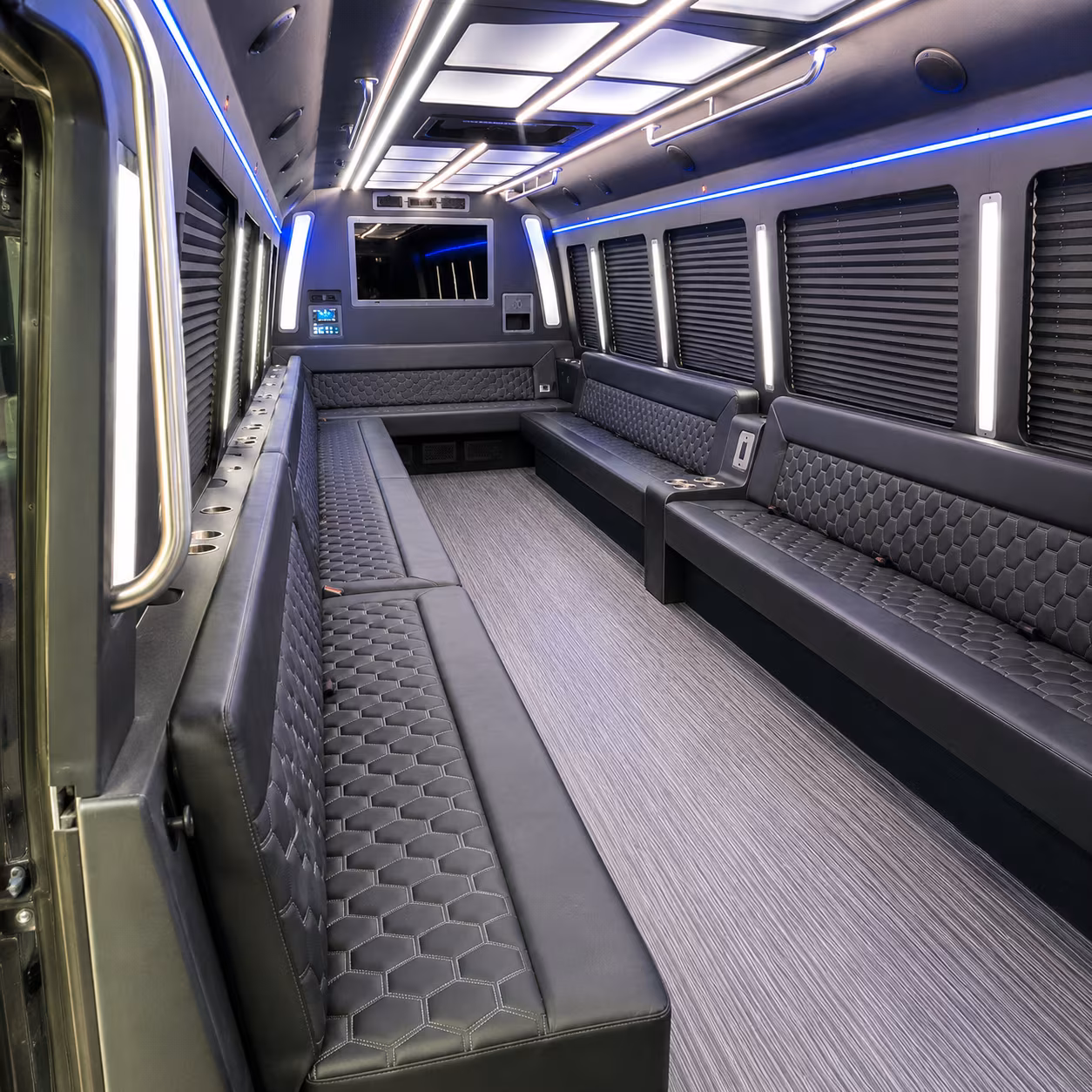 newark party bus interior