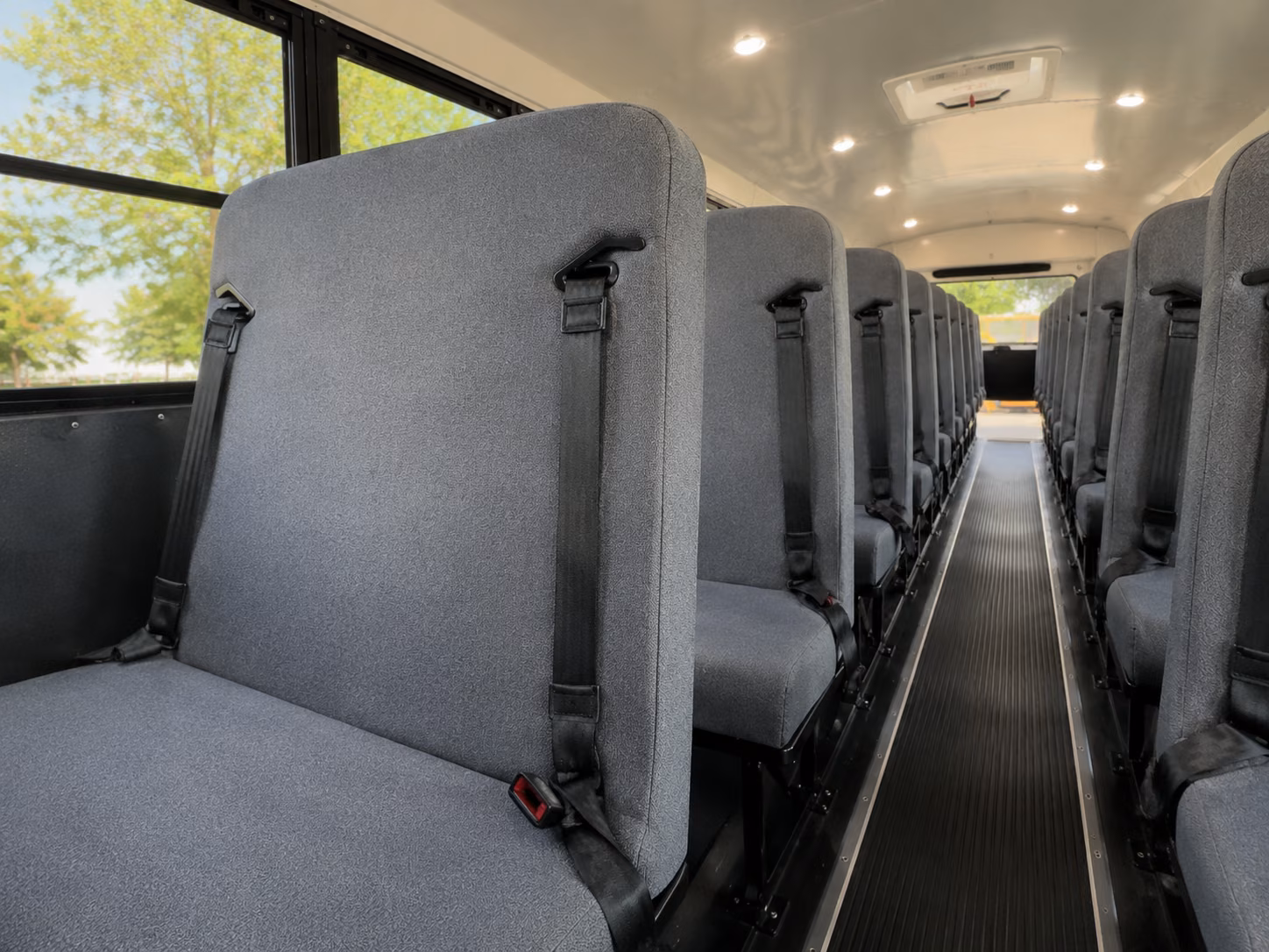 newark school bus interior