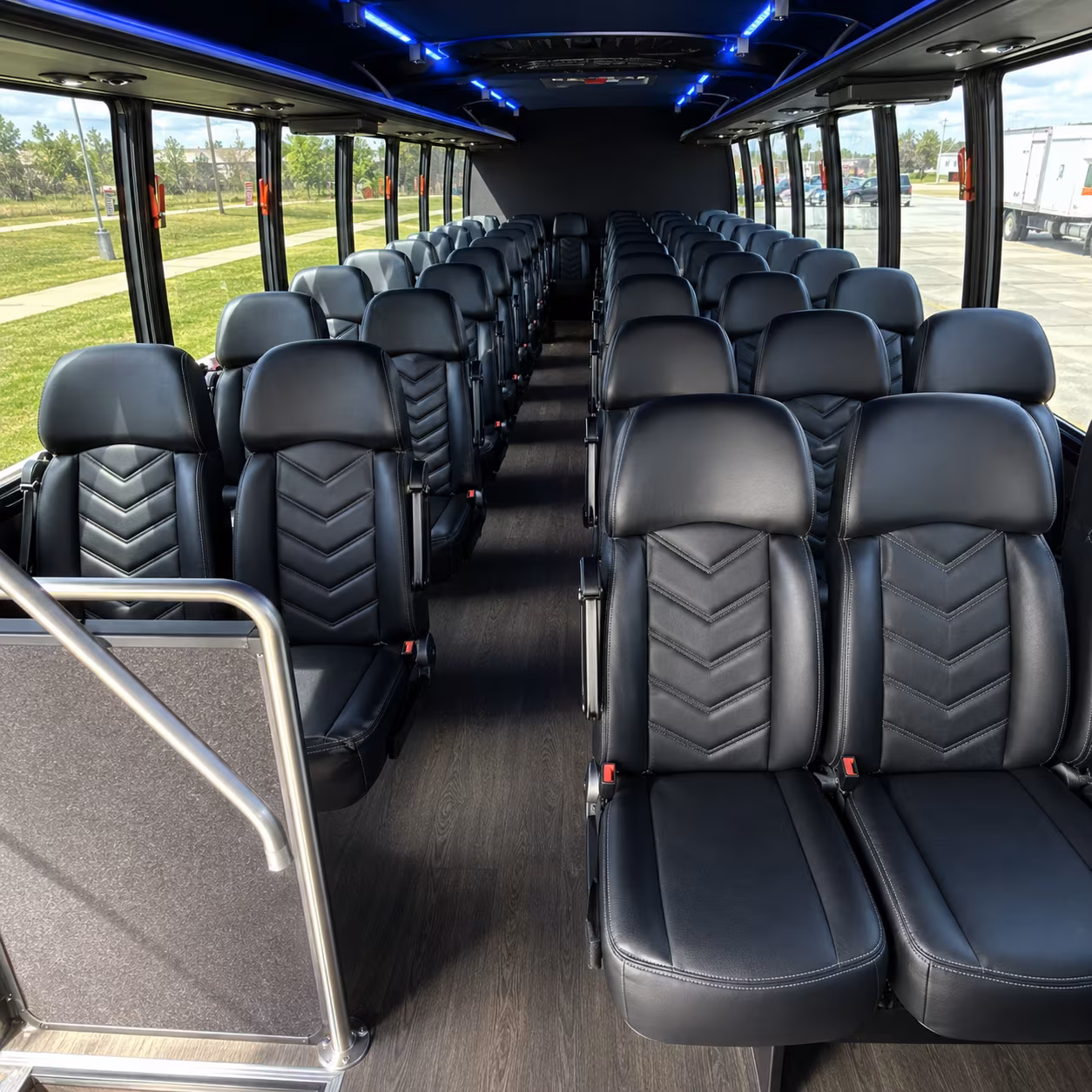 newark school event transportation onboard seating